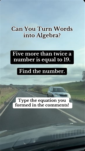 Can you turn words into algebra? IGCSE loves testing how well students translate words into equations. Once the equation is formed correctly, the math becomes easy. 👉 Type the equation you formed in the comments! #igcsemaths #onlinetutor #mathtutor #IGCSEEdexcel #IGCSECambridge | i.Math Mentor Tutorials