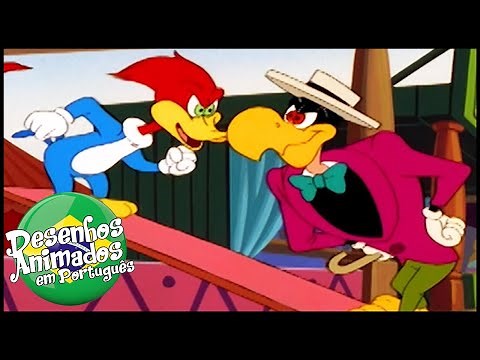 Pica-Pau em Português | Pica-Pau Contra Zeca Urubu Compilação | Desenhos Animados em Português