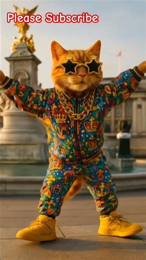 Buckingham Palace Cat Dance | 3D Ultra Realistic Cat Dancers | London Royal Dance Crew