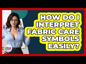 How Do I Interpret Fabric Care Symbols Easily? - Ultimate Life Hacks