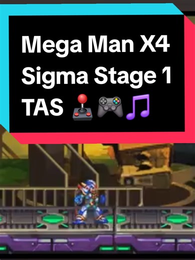 Mega Man X4 Sigma Stage 1 TAS Gameplay Insights