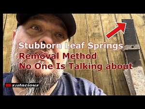 S10 Blazer Leaf Spring Removal Trick EXPERTS ARE NOT Sharing!
