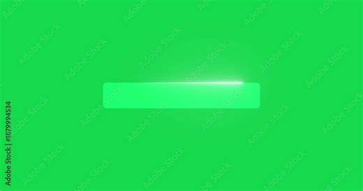 Liquid glass Rectangle Shape animation with rotating highlight glow effect on green screen. glass Rectangle Shape animated perfect for titles, text. Rectangle Shape Liquid Glass text box animation