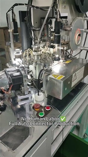 No human hands needed for our high-density connector assembly⚙️