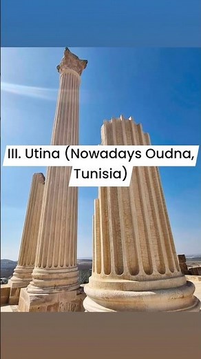 Utina (Nowadays Oudna, Tunisia), One of Carthage’s Great Cities 🏛️🪬