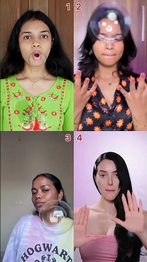 New bubble transition trend 🗨️💖Who is best ❤️🔥 new Instagram viral reels | sharika shorts #shorts