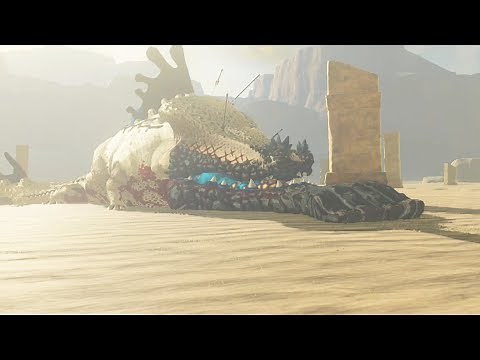 NEW Molduga Form! King Molduga Boss Fight - Zelda Breath of the Wild