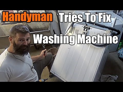 The Handyman Repairs Seized Up Washing Machine | Step By Step Instructions | THE HANDYMAN |