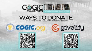 5.3K views · 226 reactions | COGIC Charities is raising funds for Earthquake Relief Efforts in Turkey and Syria. Give now at www.COGIC.org/give #COGIC #TeamCOGIC | Church Of God In Christ, Inc. | Facebook
