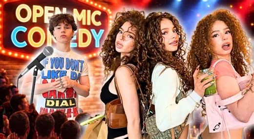 Kalogeras Sisters DO OPEN MIC STAND UP COMEDY! (GONE WRONG) | Eliana Markella Kalogeras