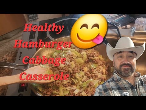 Healthy Hamburger Cabbage Casserole 😋