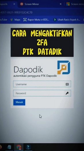Try this method to properly activate 2Fa Google Authenticator for PTK Datadik! #2faptkdatadik