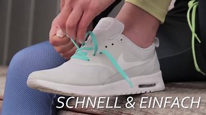 Keine Lust auf Schuhe binden? Mit den elastischen Schnürsenkeln zum Einhaken von leazy verwandelst du jeden Schuh zum Slip-On. Reinschlüpfen & Wohlfühlen. | leazy