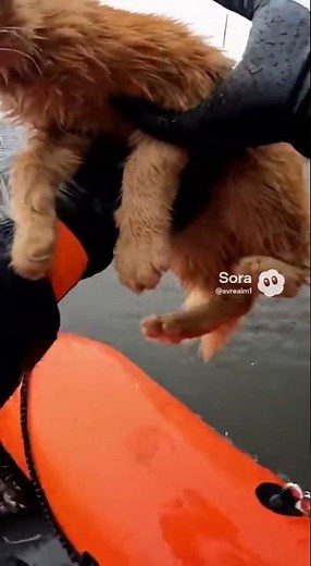 I found this in flood😭…its screamsstill hunt me #cats#catrescue