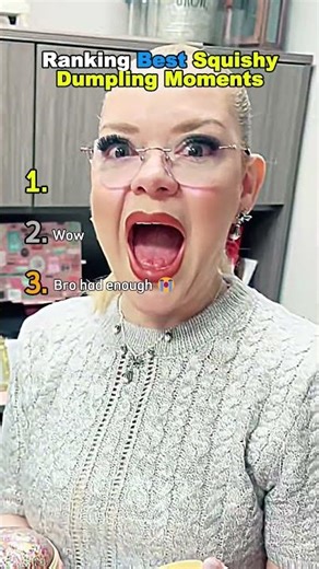 Top 5 Best Squishy Dumpling Unboxing Reactions #unboxing #shorts #squishydumpling