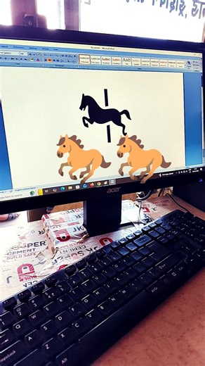 Horse 🐎 Symbol Shortcut Key in ms word#computer #hours #like