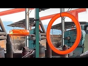 High Precision Large Scale Seamless Rolled Ring Forging Process | Art of Forging