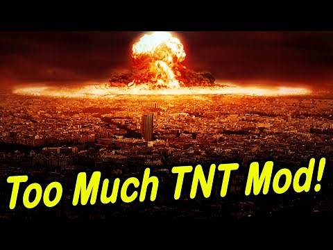 Minecraft | TOO MUCH TNT MOD! | Entire city wiped out! (Again)