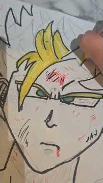 drawing and coloring kid Gohan,Part 1 ssj2 #dragonball #drawing #gohanssj2