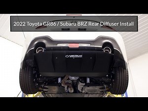 2022 Toyota GR86 / Subaru BRZ Rear Diffuser Install