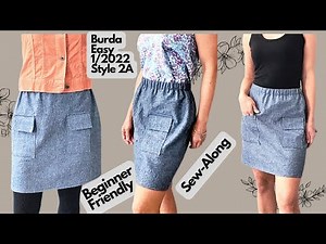 Burda Easy Skirt Tutorial // Sew Along