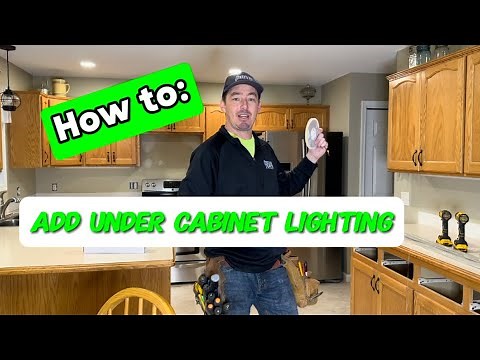 Installing under cabinet LED tape light in place of old under cabinet lighting…