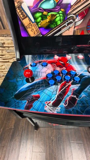 2-Player Elite with Spiderman and Silver Surfer theme from Retro-Cade!