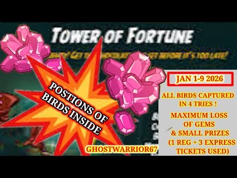 Angry birds 2 Tower of Fortune @ The Short Fuse Adventure Updated 2026/01/8 after Daily Challenge