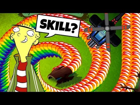 Only Noobs Use this Heli Strategy... BTD Battles