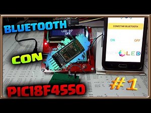 Bluetooth HC-05 con PIC18F4550