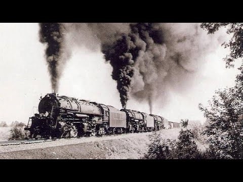 B&O triple header of EM-1's on a heavy freight train in the 1950s (Extremely Rare Footage)