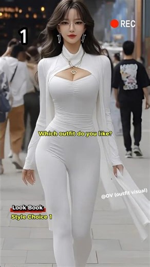 Beautiful model street fashion lookbook.Walking on the streets with stylish outfits.004