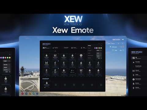 Xew Emote Menu v1 Customizable with plenty of options | Fivem Emote Menu Script
