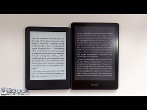 Basic Kindle vs 6.8" Kindle Paperwhite Comparison Review
