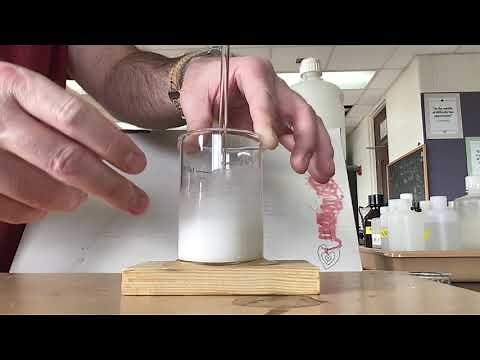 Freezing Beaker to Wood Demonstration AP Chem