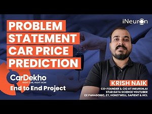 2 Problem Statement Car Price Prediction | | CarDekho End to End Project @krishnaik06 #ineuron