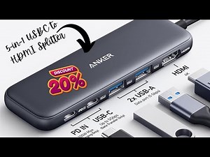 Anker 5-in-1 USB-C Hub Review | Best USB-C Hub for MacBook, Dell & Windows Laptops (4K HDMI)