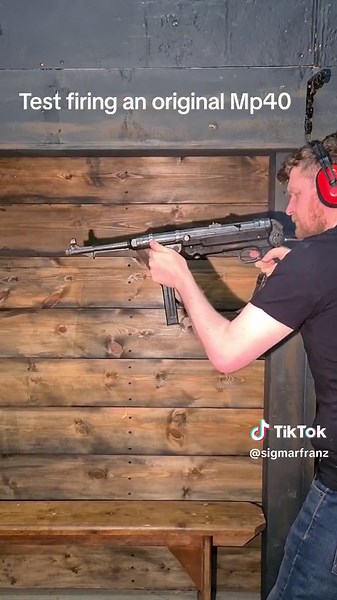 Test Firing an Original MP40 in Safe, Legal, and Controlled Conditions
