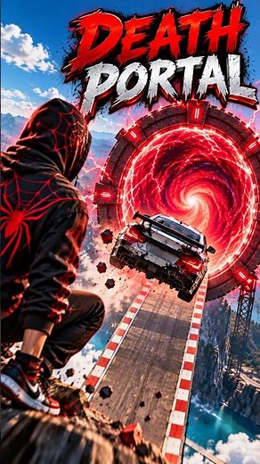 CARS VS SPIDER-MAN OBSTACLES! 🕷️🚗 Can They Reach the Portal?!