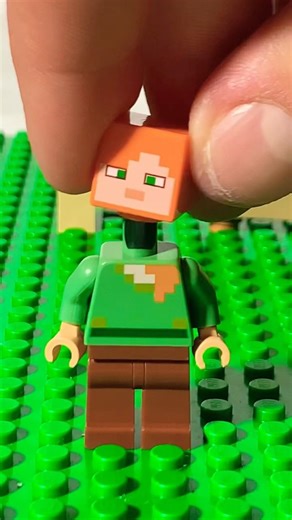 Alex Lego mini figure #minecraft #lego501st #legokit #lego #legoset #memes #legobrickheadz