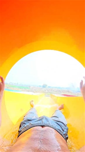 POV Extreme Water Slide 😱💦 Crazy Fast Ride #Shorts