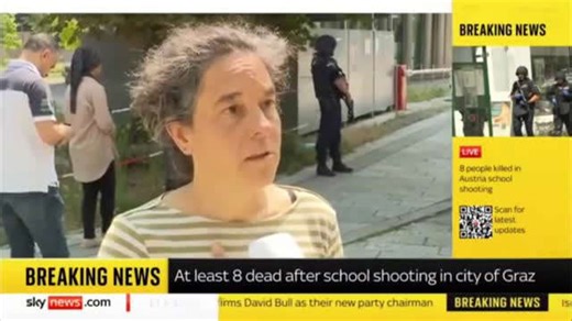 Graz school shooting: Mother describes panicked phone call from son inside classroom