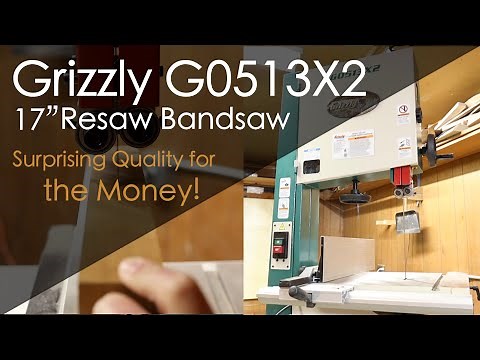 Grizzly GO513X2 17" Bandsaw Review - Great Professional Quality Bandsaw at a Great Price!