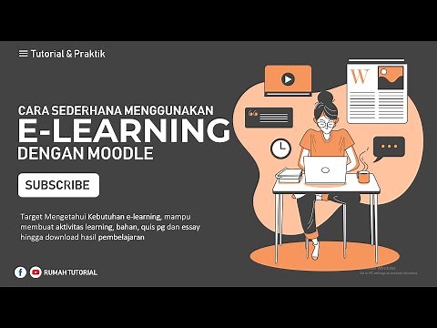 Tutorial Moodle Untuk Guru : Cara Sederhana Menggunakan Moodle