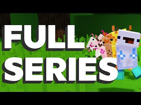 Dancing Axolotls Compilation | Minecraft Animation (4K)