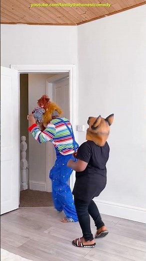 FUNNY PRANK Try not to laugh Chased By LION & Chucky Nerf War TikTok Comedy Video 2023 scary video