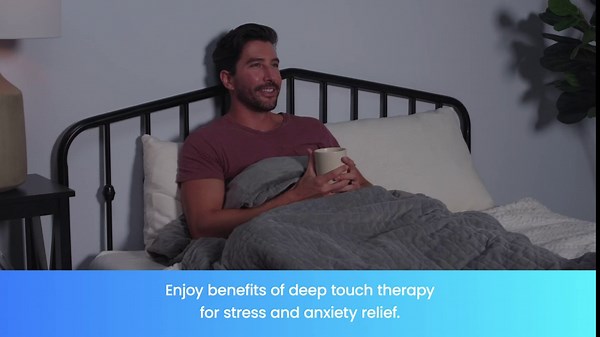 ChiliSleep chiliBLANKET – Cooling and Heating Weighted Blanket – Can Be Used with Chili Cube & OOLER Sleep Systems – Temperature Control, Great for Comfort & Rest (Blanket with chiliPAD Control Unit)