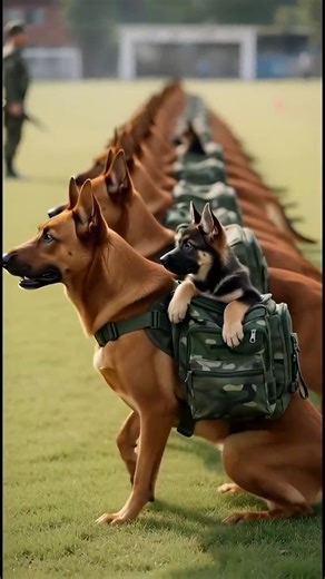 K9 Father Training His Puppy Discipline Like a Pro 😱🐶🔥 #K9Training #DogTraining #PuppyTraining