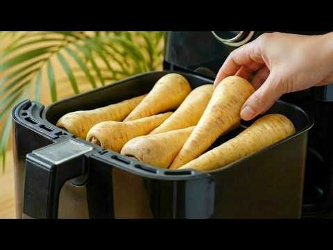 I Stopped Making Potato Fries After Trying This Trick! Air Fryer Parsnip Fries Turn Out Perfect!