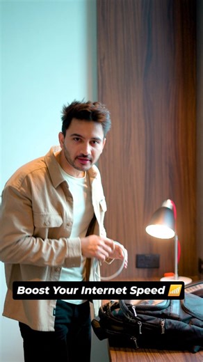 Arvind Kharra on Instagram: "‼️Hack To boost Your internet speed🤯😅😡 . . . . #hack #speed #internet #wifi #reels Techmaster"